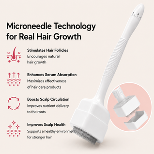 Dermastamp for Hair Growth | Scalp Microneedling Tool