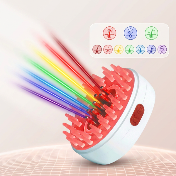 7 in 1 LED Modes + Scalp Massage Targets Hair Loss From All Angles